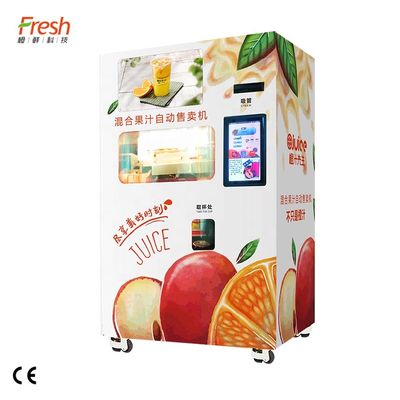 Máy bán nước cam ép táo thương mại Tự động 220V Màu tùy chỉnh