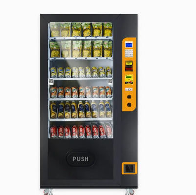 Máy bán hàng tự động thực phẩm thương mại màu cam tươi Hoạt động bằng màn hình cảm ứng