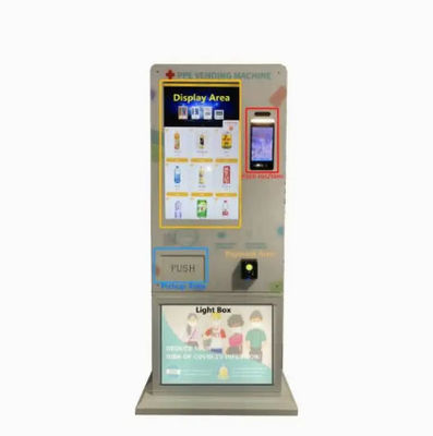 Máy bán hàng tự động tương tác bằng kim loại 200W được tùy chỉnh cho nước cam