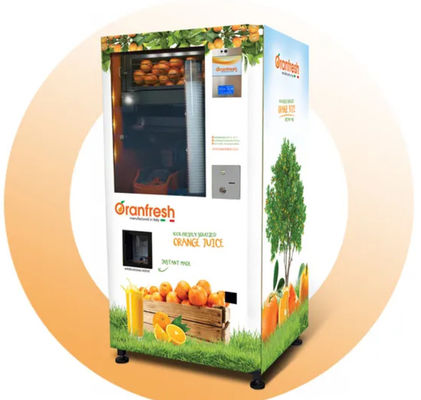 Máy bán nước trái cây tươi lành mạnh bằng kim loại được tùy chỉnh cho rau quả