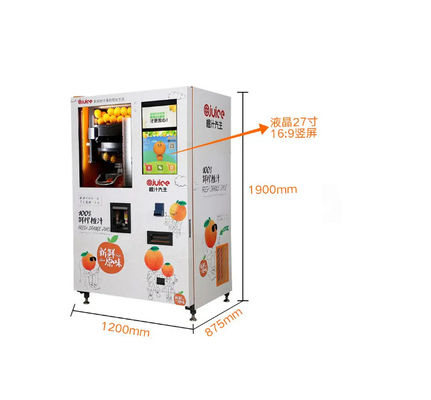 TA01 Máy bán nước cam tươi tự động Thanh toán bằng thẻ tiền mặt tự động