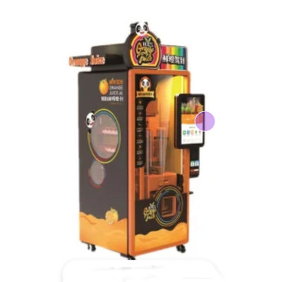 Máy ép cam tươi tùy chỉnh Máy bán hàng siêu thị 24 giờ