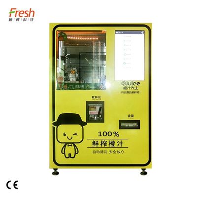 Máy bán nước trái cây tự động tại bệnh viện sân bay với nhiệt độ từ 0 đến 10 độ C