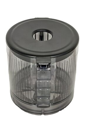 HJ303 Silver Gray Slow Masticating Juicer – 155mm Wide Chute fits Whole Pineapple, 200W Motor, 1000ml Juice Cup, <70dB Quiet Operation