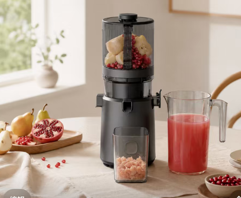 Smart HJ303 Extra-Wide Slow Chewing Juicer mới ️ Máy ép trái cây toàn gia đình với Chute 155mm, Hopper 2400ml, Press lạnh 200W & Tự làm sạch