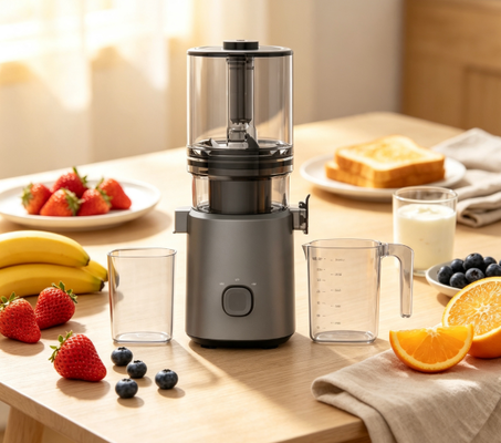 Smart HJ103A mới, Máy ép nhai chậm nhỏ gọn làm sáng nhà bếp, làm sáng ngày của bạn với 4 tùy chọn màu sắc, chuối rộng 135mm, máy in lạnh 200W và tự làm sạch