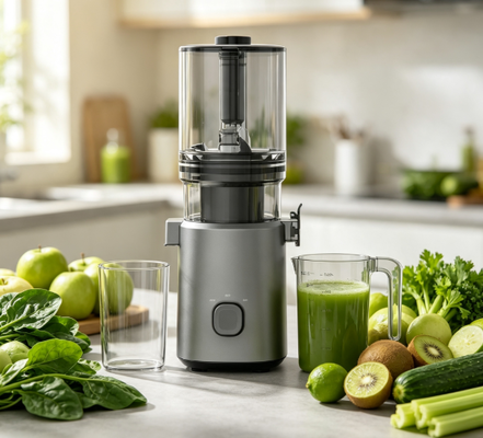 Smart HJ103A mới, Máy ép nhai chậm nhỏ gọn trái tim của một nhà bếp khỏe mạnh, hạnh phúc với 4 tùy chọn màu sắc, chuối rộng 135mm, máy in lạnh 200W và tự làm sạch