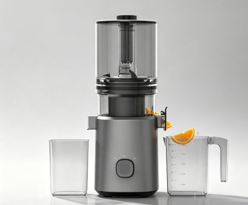 Máy ép chậm Fresh Smart HJ303 miệng rộng - Thay đổi cuộc chơi ép trái cây nguyên quả với ống tiếp liệu 155mm, phễu chứa 2400ml, ép lạnh 200W & tự làm sạch dành cho người yêu thích nước ép