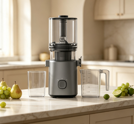 Smart HJ303 Extra-Wide Slow Chewing Juicer mới, 1 Juicer, 1 quả dứa nguyên vẹn, khả năng vô tận với 155mm Chute, 2400ml Hopper, 200W Cold Press & Self Cleaning