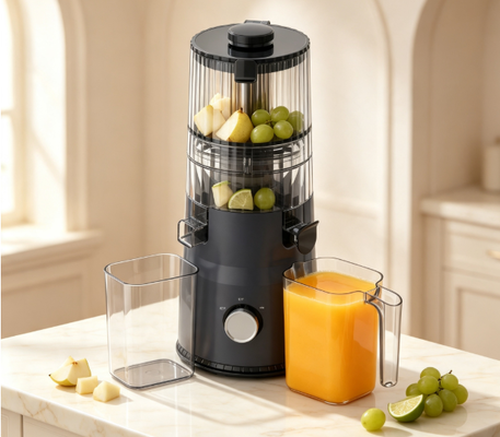 Máy ép nhai chậm Smart HJ103A nhỏ gọn tươi ️ hương vị lớn, dấu chân nhỏ, màu sắc sôi động với 4 tùy chọn màu sắc, chuông rộng 135mm, máy in lạnh 200W và tự làm sạch
