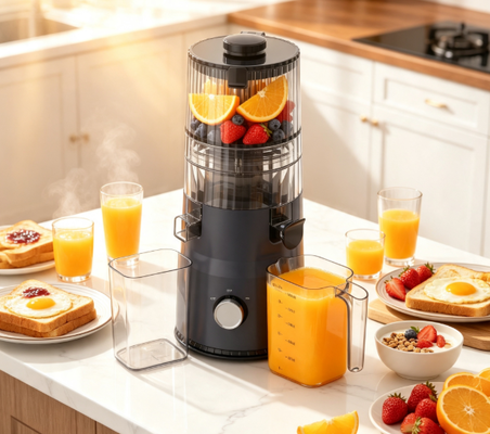 Smart HJ103A mới, Máy ép nhai chậm nhỏ gọn màu sắc sôi động, sức khỏe sôi động với 4 tùy chọn màu sắc, chuối rộng 135mm, máy in lạnh 200W và tự làm sạch