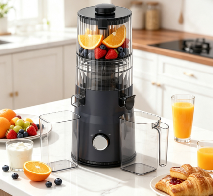 Máy ép nhai chậm Smart HJ103 ️ Sự lựa chọn thông minh cho các nhà bếp hiện đại với ống dẫn rộng 135mm, máy ép lạnh 200W & tự làm sạch