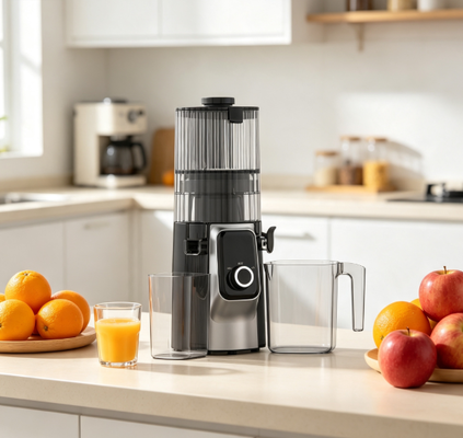 Máy ép chậm thông minh Fresh HJ102C – Máy ép giúp lựa chọn lành mạnh trở nên dễ dàng với 3 tốc độ điều chỉnh, ống tiếp liệu rộng 135mm, ép lạnh 200W & tự làm sạch