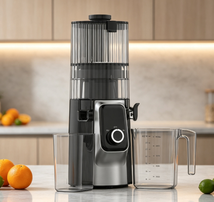 Máy ép chậm thông minh Fresh HJ102C – Máy ép làm cho mỗi ngày tốt đẹp hơn với 3 tốc độ điều chỉnh, ống tiếp liệu rộng 135mm, ép lạnh 200W & tự làm sạch