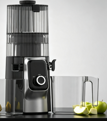 Smart HJ102C mới Máy ép nhai chậm Máy ép mở ra hương vị như chưa từng có trước đây với 3 tốc độ điều chỉnh, 135mm Chute rộng, 200W Cold Press & tự làm sạch