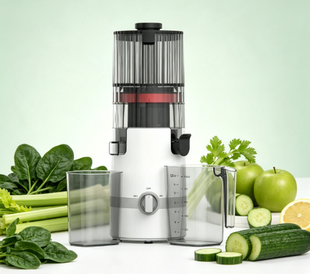 Máy ép chậm thông minh HJ102B – Nước ép thật, Đơn giản thật, Cuộc sống thật với ống tiếp liệu 135mm, Ép lạnh 200W, Tự làm sạch & Thiết kế an toàn cho gia đình