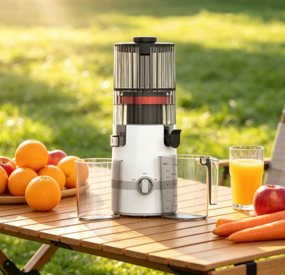 Fresh Smart HJ102B Slow Chewing Juicer   Family Family's Shortcut to Fresh, Healthy Juice with 135mm Chute, 200W Cold Press, Self-Cleaning & Safety Lock