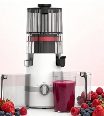Máy ép chậm thông minh Fresh HJ102B – Lựa chọn đáng tin cậy cho dinh dưỡng gia đình với ống tiếp liệu 135mm, ép nguội 200W, tự làm sạch & hệ thống khóa an toàn