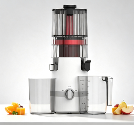 Smart HJ102B mới Juicer nhai chậm   The One Juicer gia đình bạn sẽ yêu thích với 135mm Chute, 200W Cold Press, tự làm sạch & Hệ thống an toàn thông minh