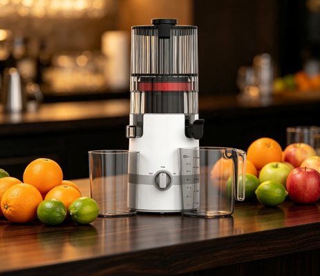 Máy ép chậm Fresh Smart HJ102B – Máy ép gia đình đa năng với ống tiếp nguyên liệu 135mm, ép lạnh 200W, tự làm sạch & hệ thống an toàn thông minh