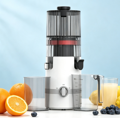 Máy ép chậm thông minh Fresh HJ102B – Tận hưởng mỗi buổi sáng với ống tiếp liệu 135mm, ép lạnh 200W, tự làm sạch & khóa an toàn thân thiện với trẻ em