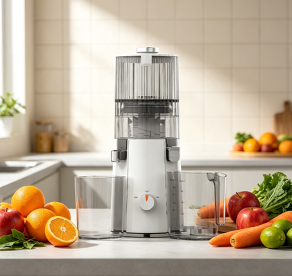 Máy ép nhai chậm Smart HJ102A mới ️ Món quà hoàn hảo cho những người yêu thích sức khỏe, Press lạnh 200W với chuối rộng 135mm, tự làm sạch và thiết kế không chứa BPA