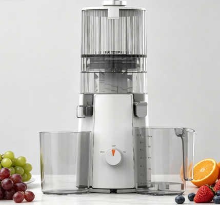 Smart HJ102A Máy ép nhai chậm ️ biến toàn bộ trái cây thành vàng lỏng trong vài giây, Press lạnh 55 rpm, ống dẫn rộng 135mm, tự làm sạch
