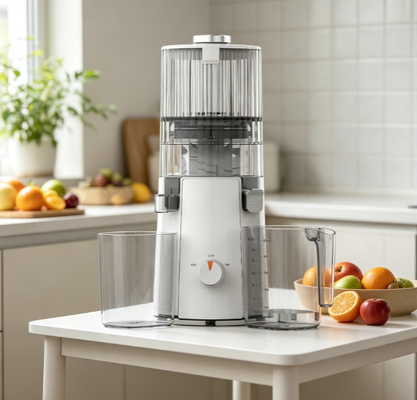 Tươi Smart HJ102A Văn phòng & Nơi làm việc Máy ép nhai chậm Máy hút nước 200W nhỏ gọn với chuông rộng 135mm, Công nghệ nén lạnh 55 RPM cho dinh dưỡng lành mạnh trong ngày làm việc