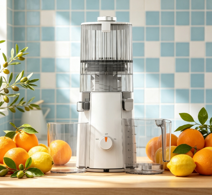 Máy ép nước lạnh mới Smart HJ102A Máy ép nước lạnh chậm Máy tách trái cây toàn bộ với động cơ DC 200W