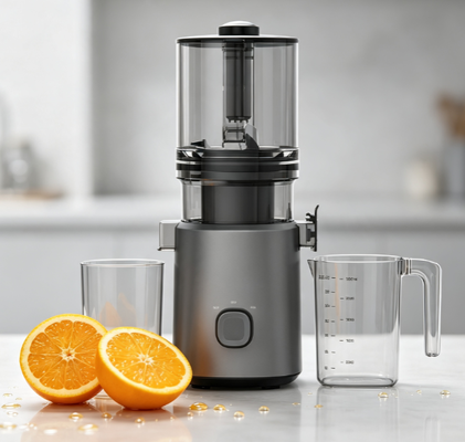 Smart HJ303 mới, máy ép nhai chậm với nguồn cung cấp rộng 155mm Chute, 2400ml Hopper, động cơ 200W