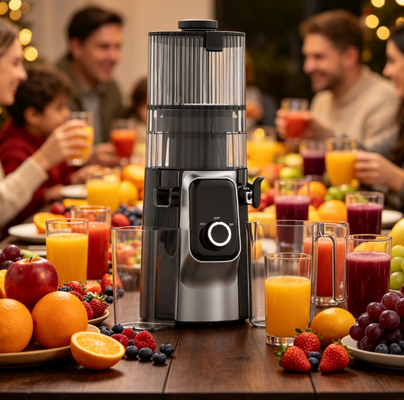 ABS bền cơ thể chậm Juicer HJ102C, chống oxy hóa trái cây và rau Extractor cho hàng ngày uống lành mạnh